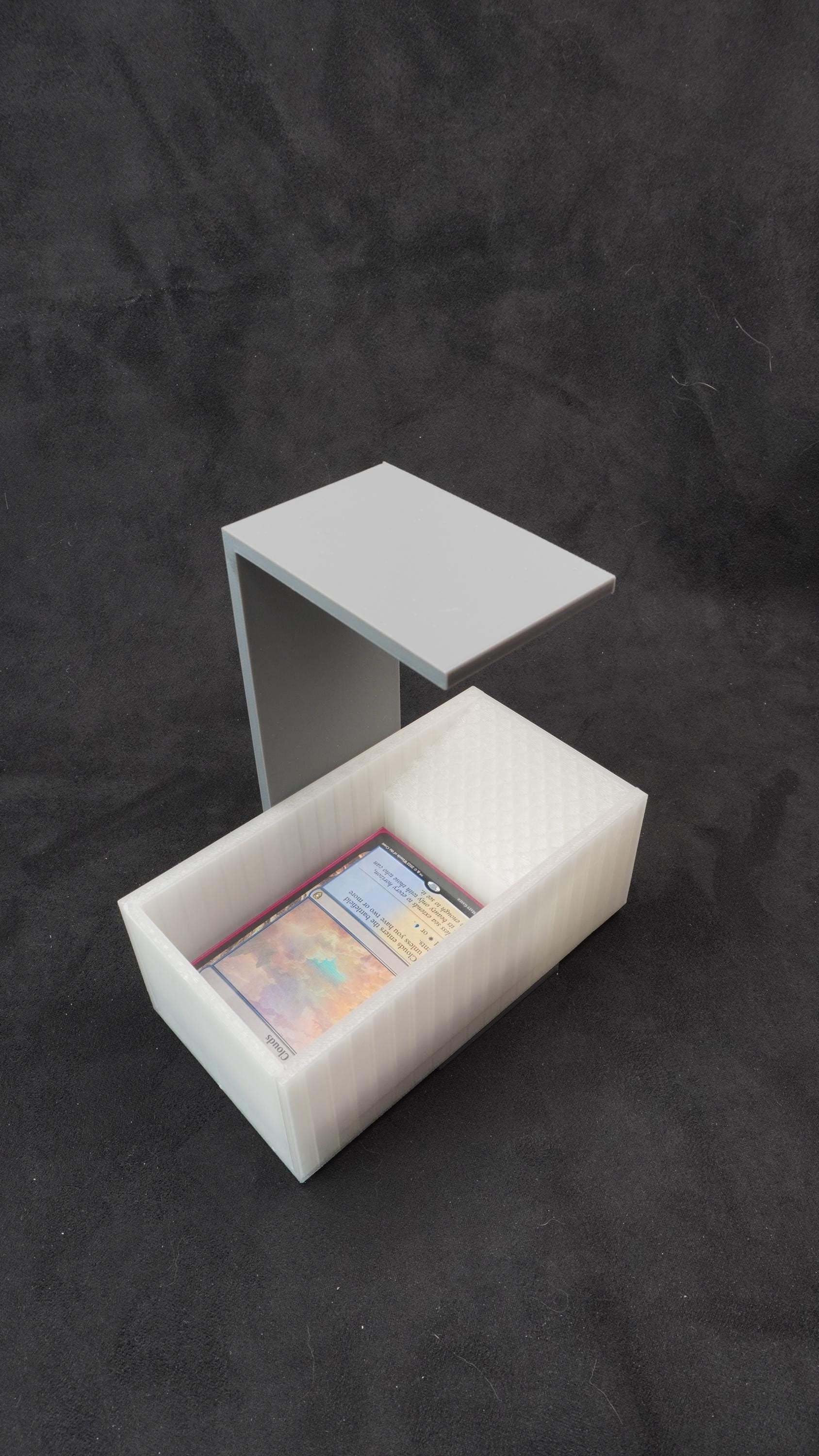 MTG Card Scanner Stand - 3D Printed - Easy to Use - Holds Sleeved and Unsleeved Cards - Compact Design -